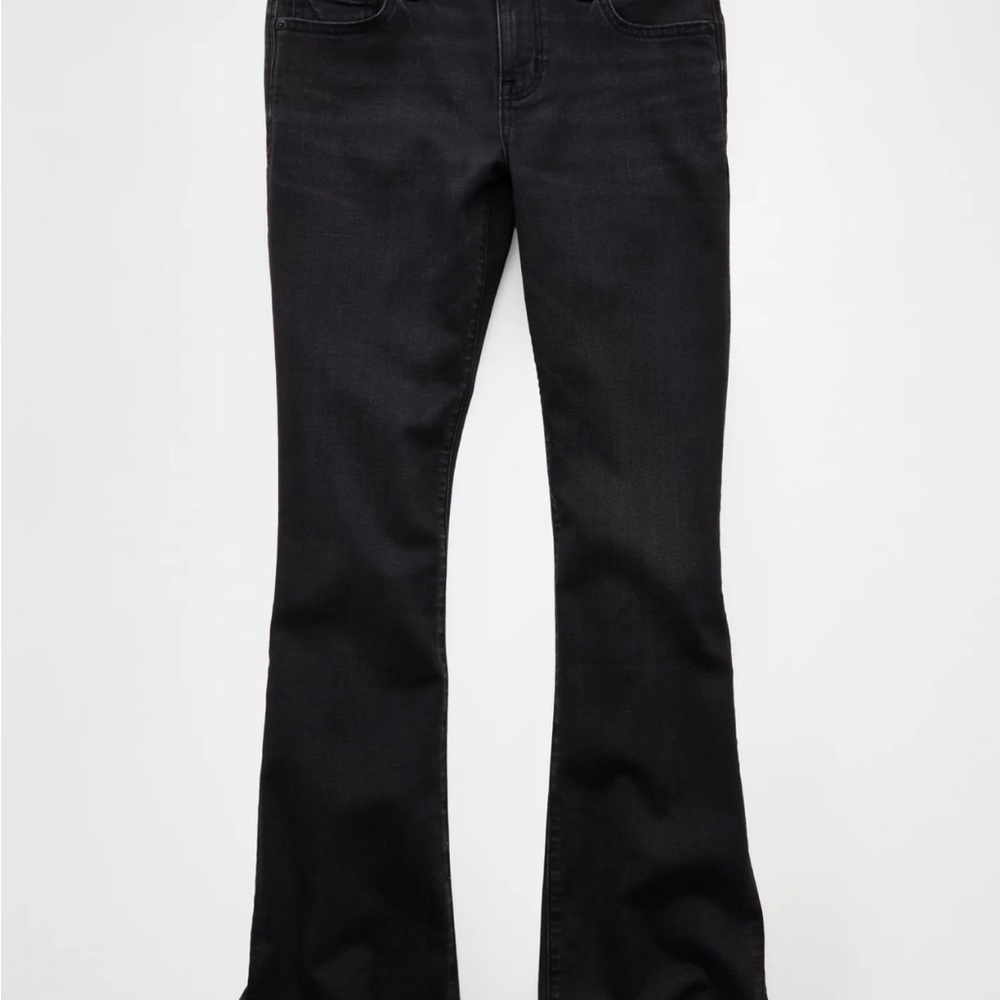 American Eagle Outfitters Black Flare Jeans